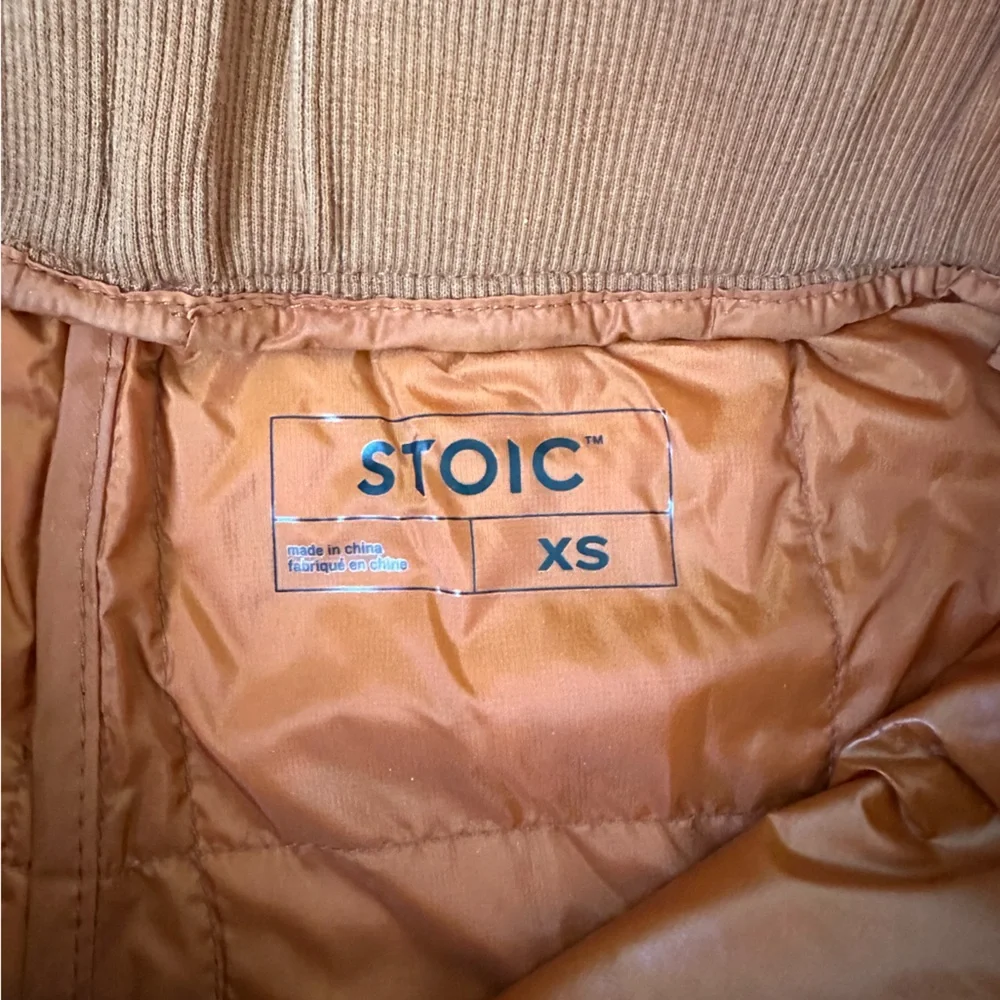 Stoic Vibrant Orange Quilted Pants - Picture 4 of 5